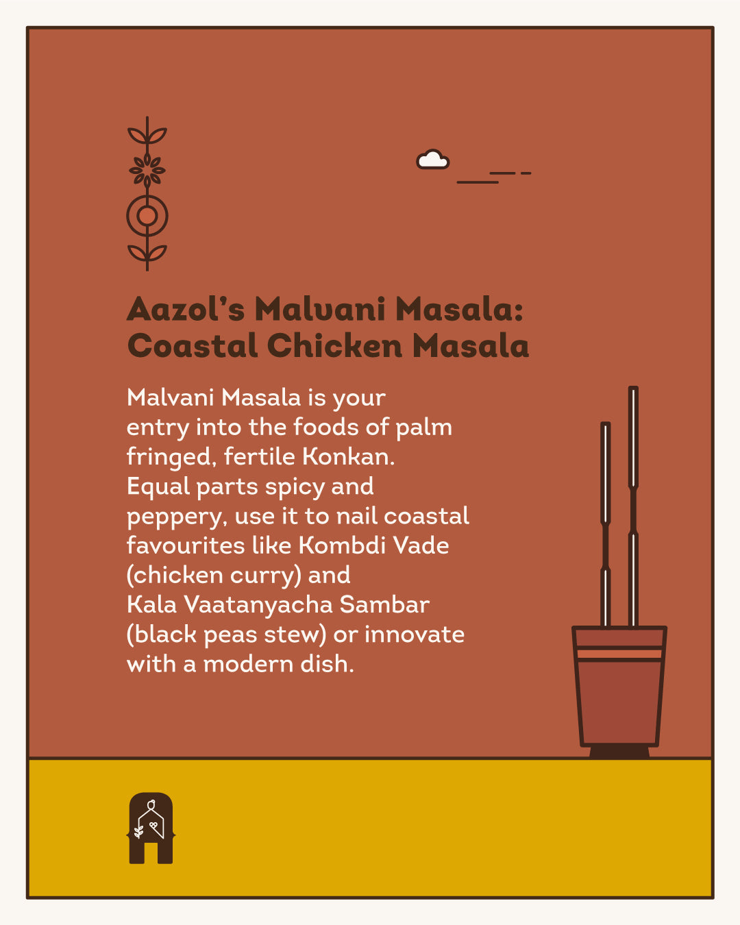 Aazol Malvani Masala: Coastal Chicken Masala 100 g