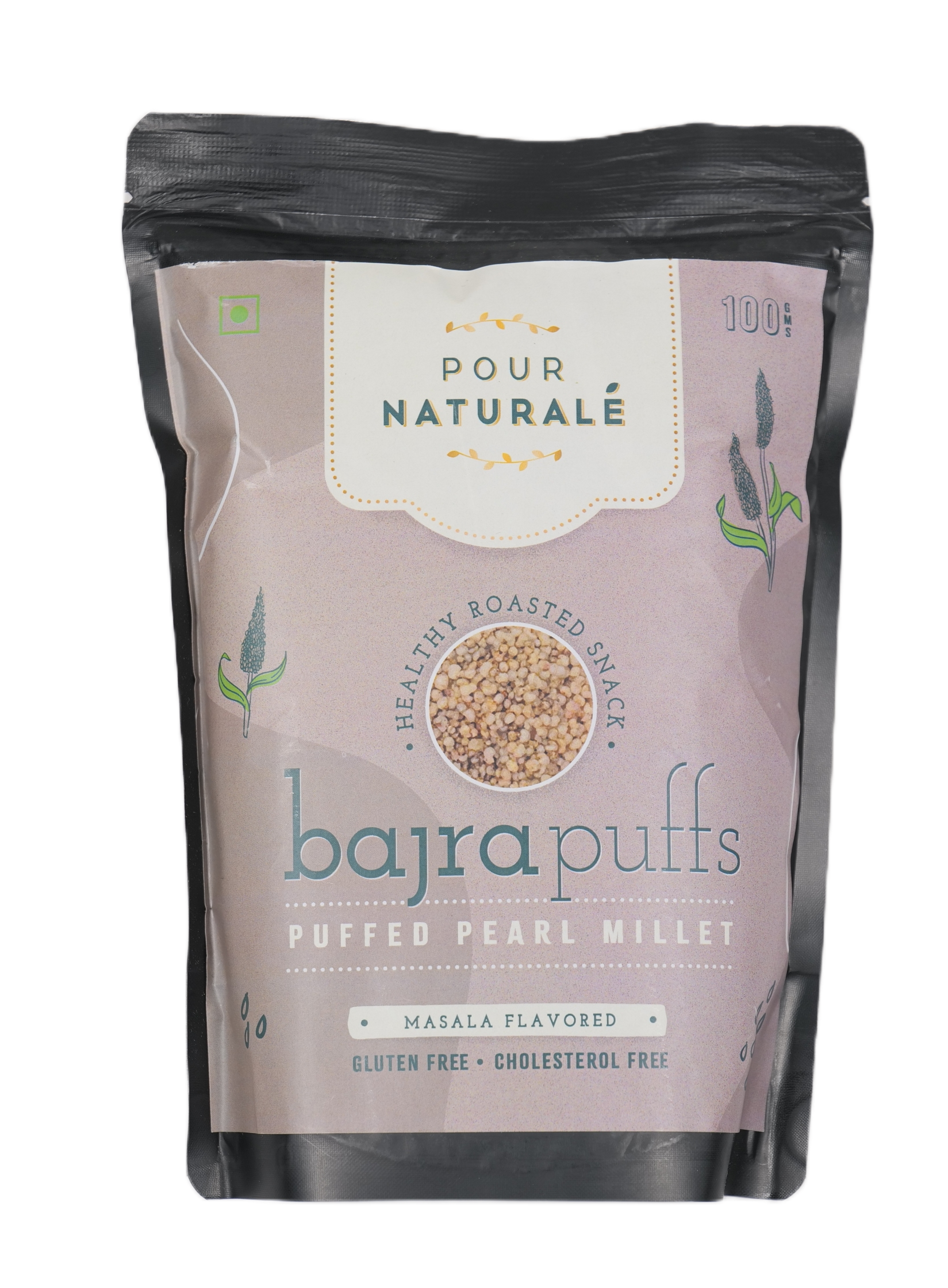 Pour Naturale Bajra Puffs: Pack of 4 x 100gm