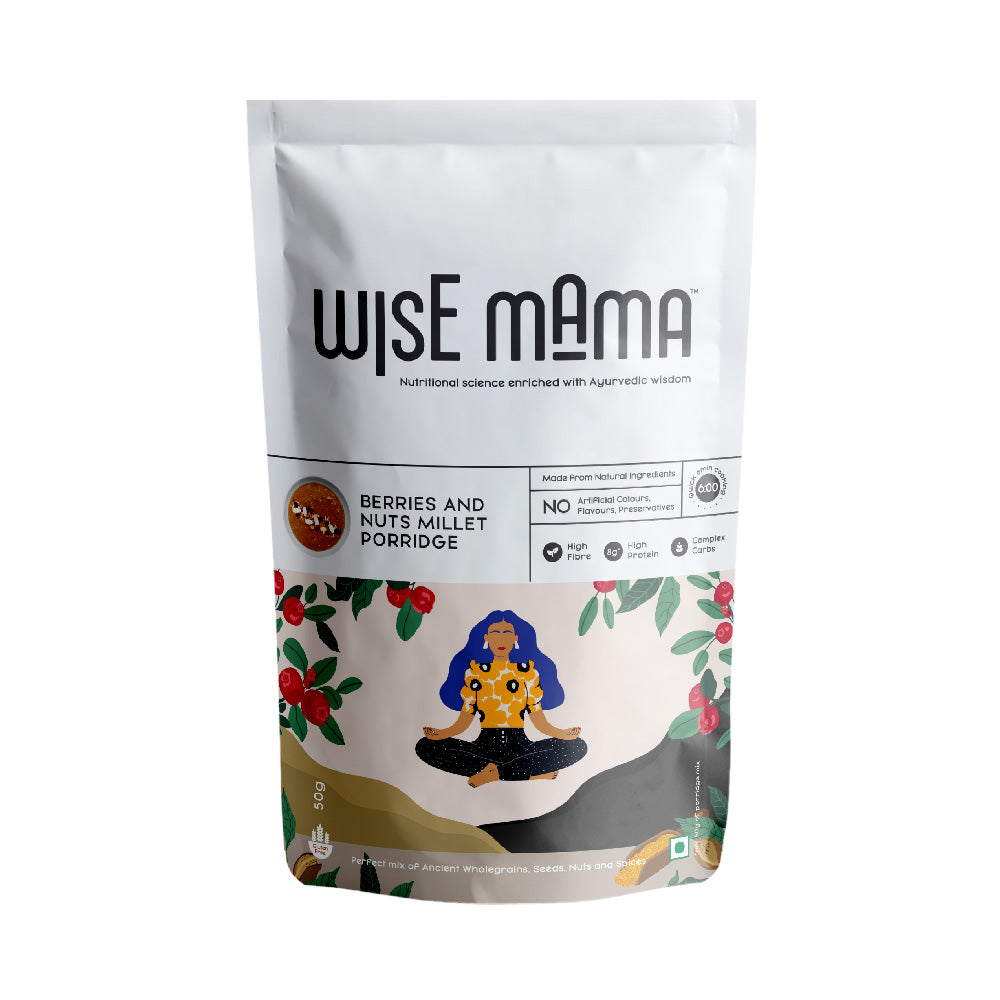 Wise Mama Millet Porridge | Berries & Nuts