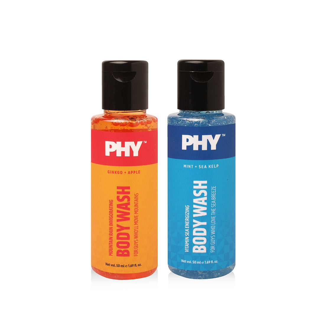 Phy Daily Cleanse Duo - Aqua + Earthy (Body Wash)