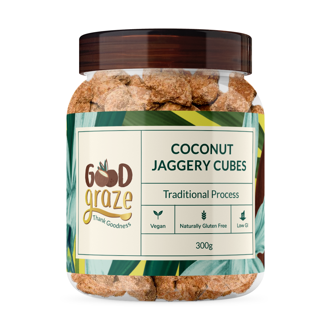 Good Graze Coconut Jaggery Cubes | 300 gm