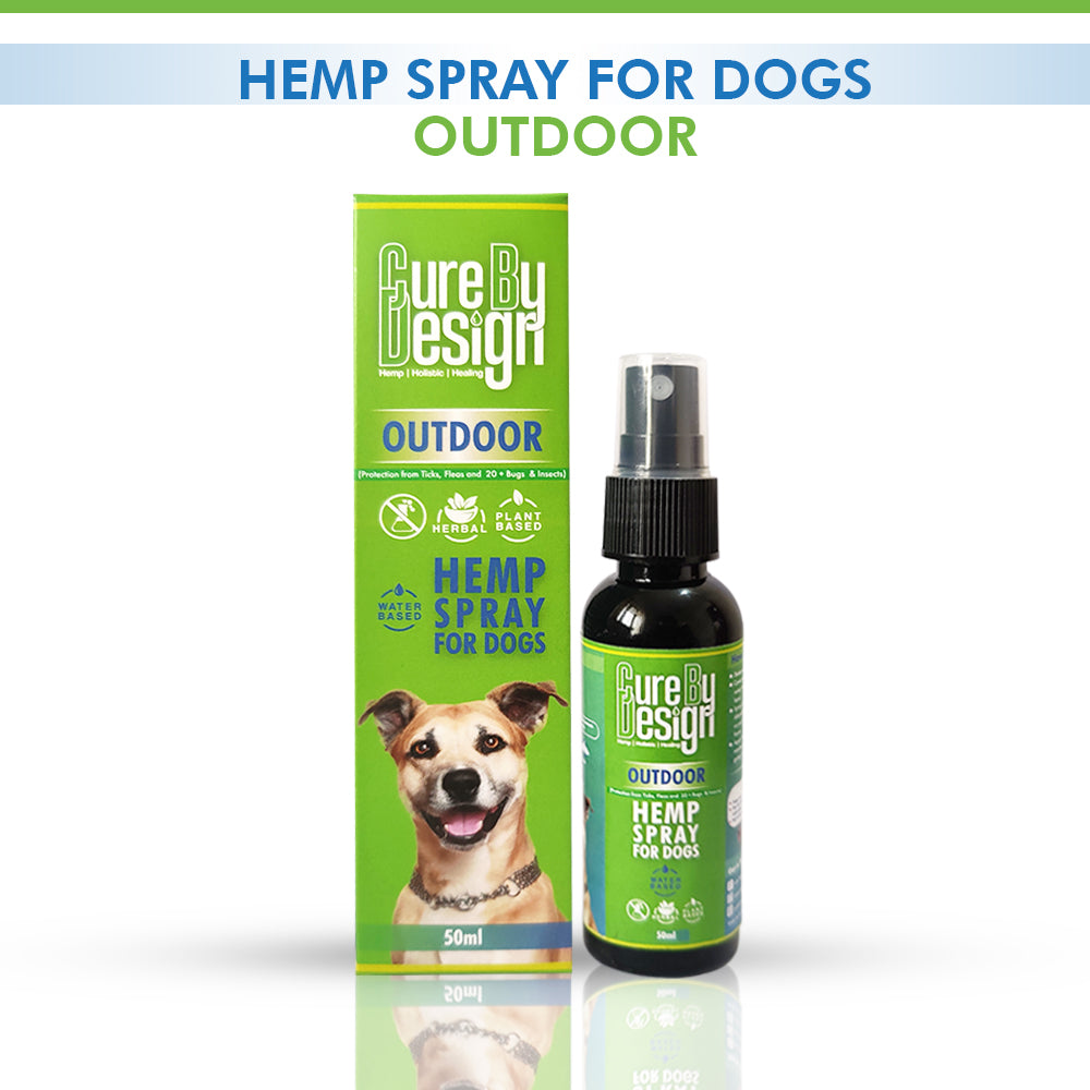 Cure By Design Hemp Spray for Pets - Outdoor