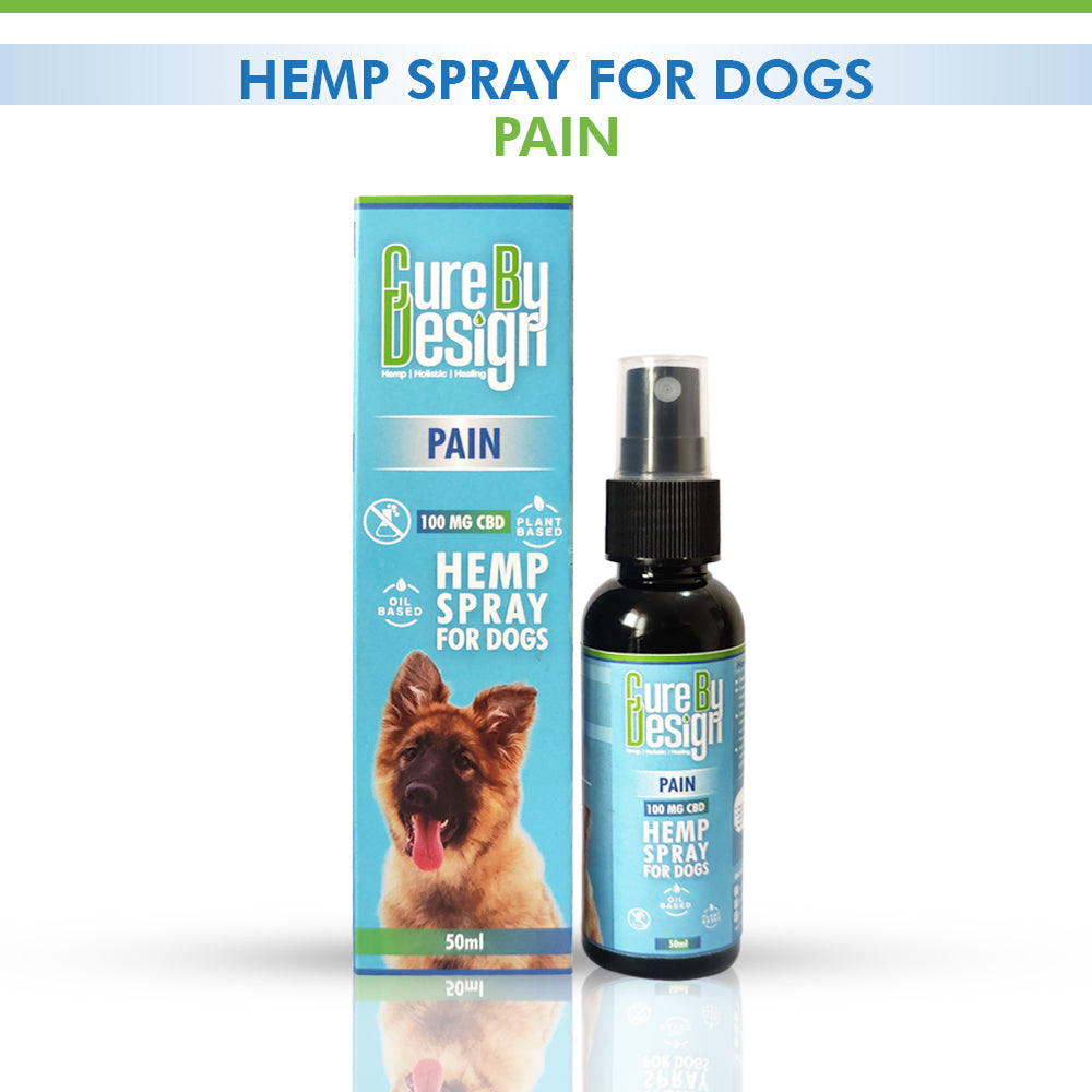 Cure By Design Hemp Spray for Pets - Pain