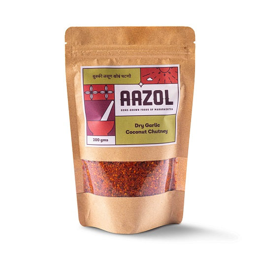 Aazol Dry Garlic Coconut Chutney 200g