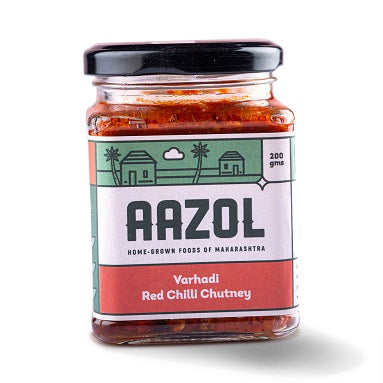 Aazol Varhadi Spicy Red Chilli Chutney 200g