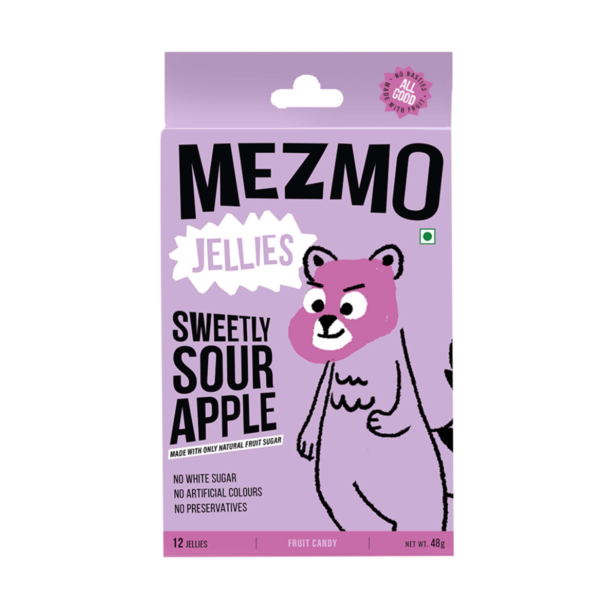 Mezmo Sweetly Sour Apple Pack of 3 ( 36 Jellies)