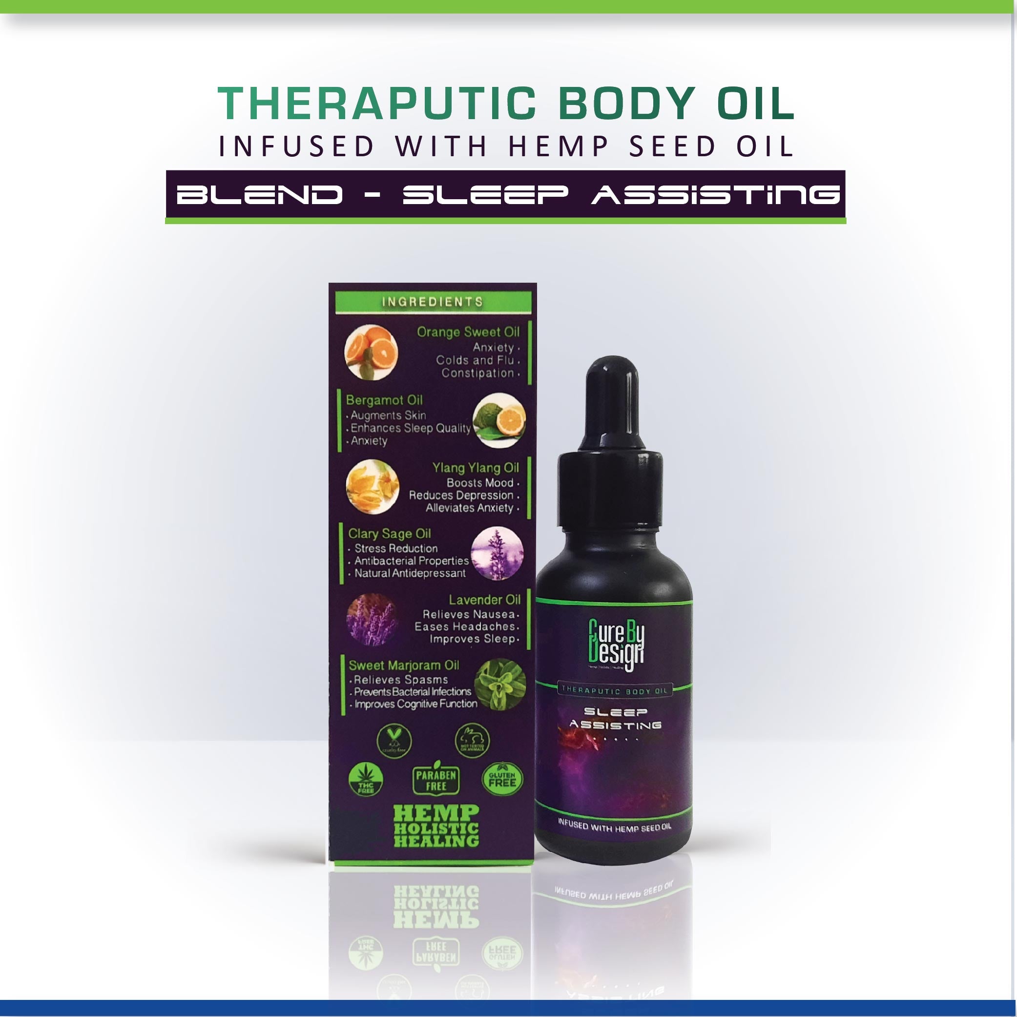 Cure By Design Therapeutic Healing Blend - Sleep Assisting