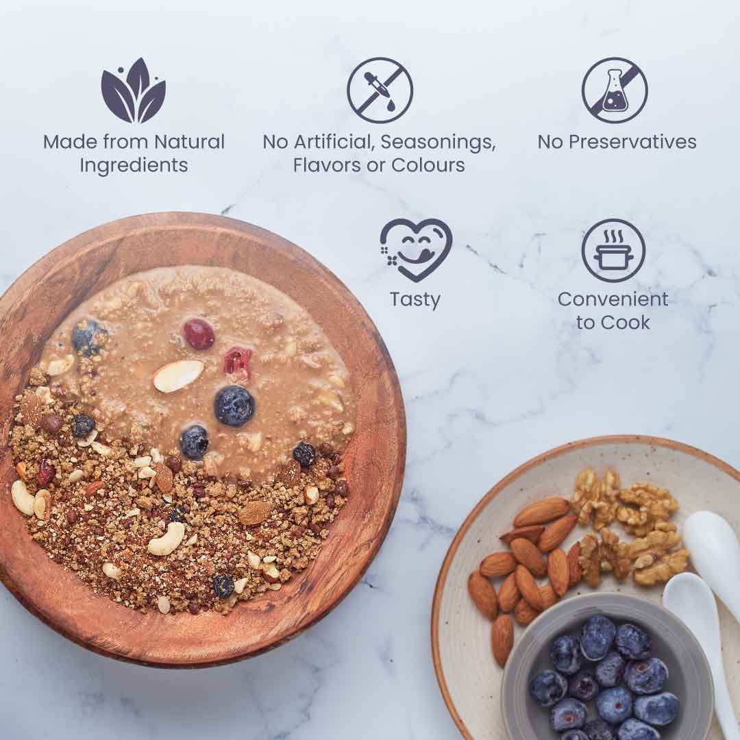 Wise Mama Millet Porridge | Berries & Nuts